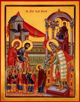 icone da apresenta��o da Sant�ssima Virgem Maria